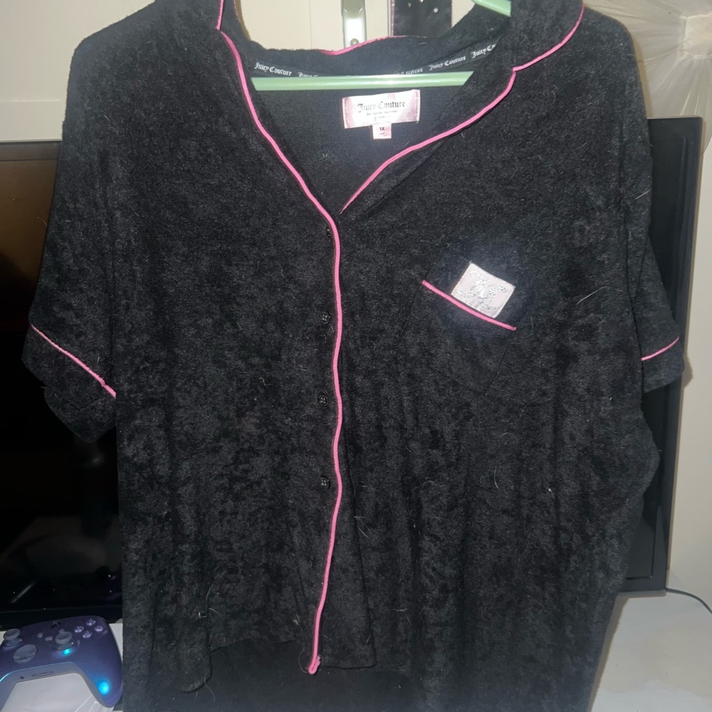 Juicy Couture Black Sleepwear with Pink Accents